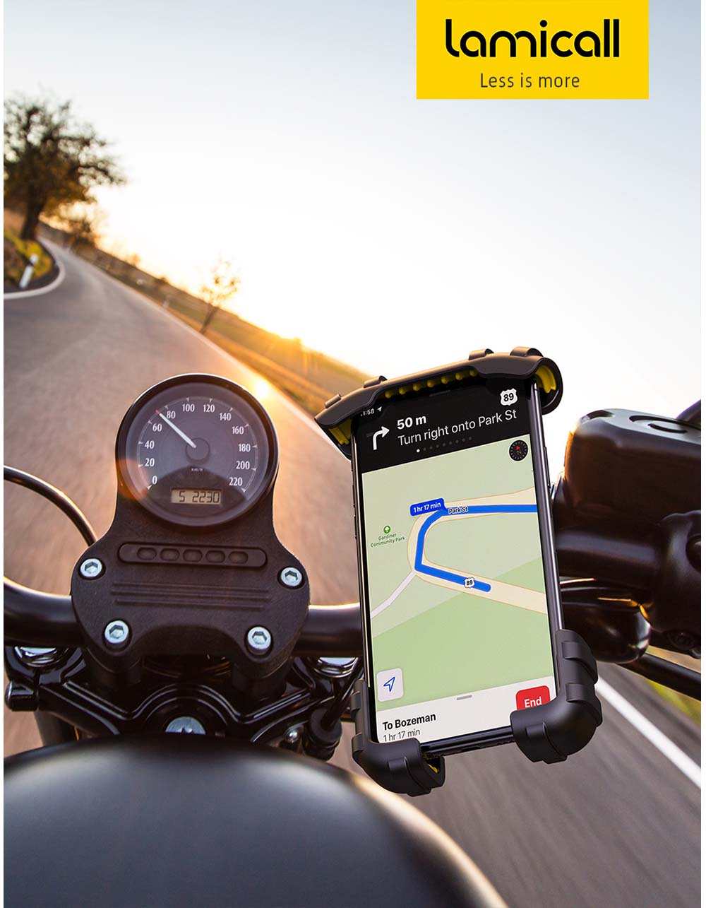 Lamicall Phone Holder for Handlebar