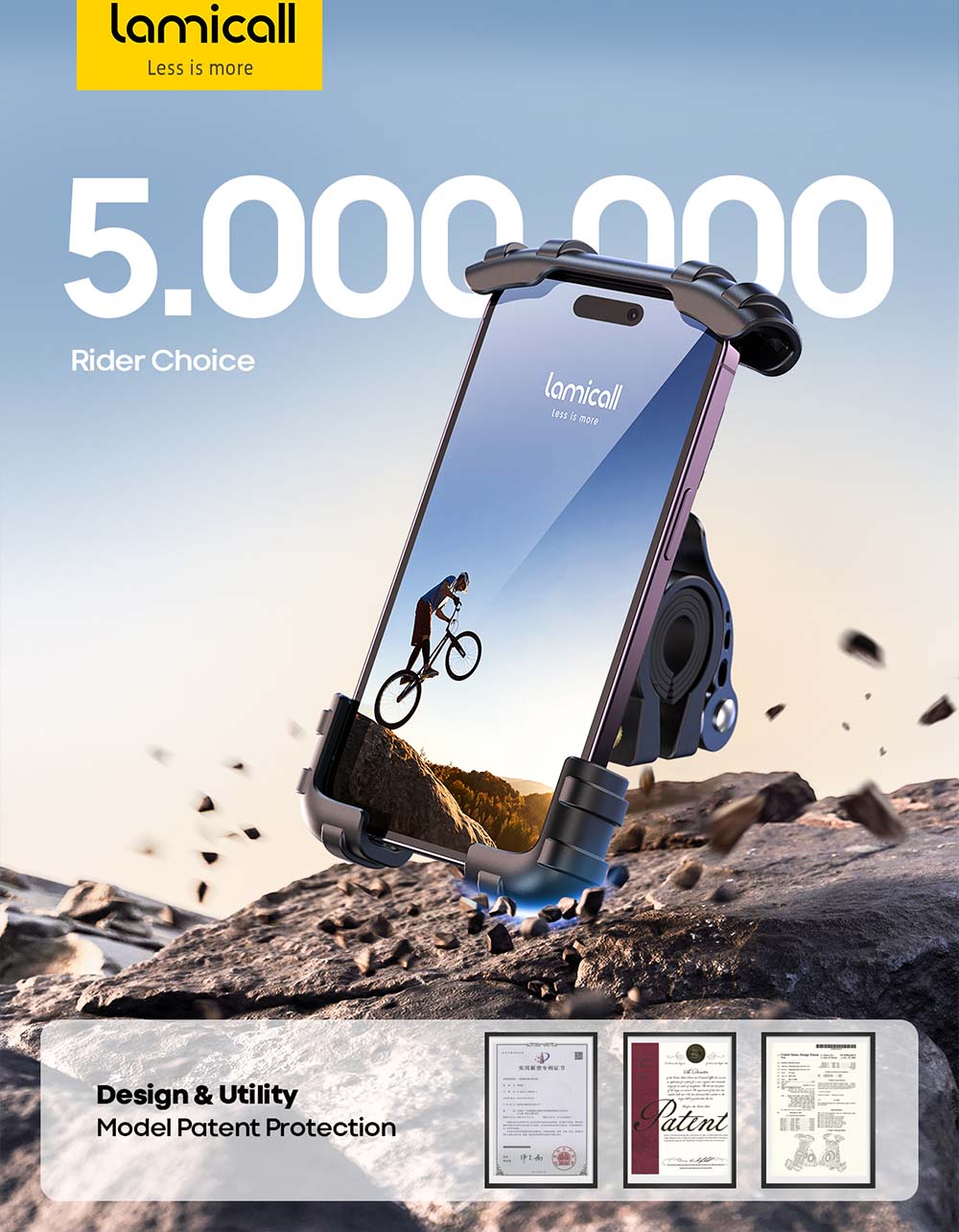 Lamicall Phone Holder for Handlebar
