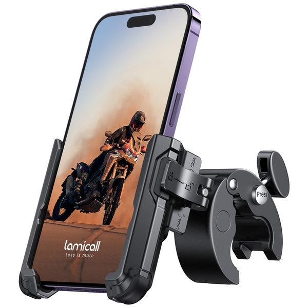 Lamicall Phone Holder for Handlebar – Suitable for Camera Use
