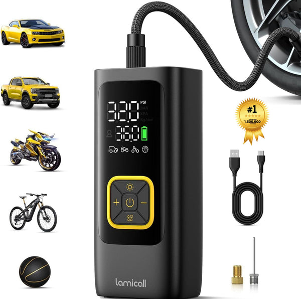 Lamicall VHEP02 Portable Electric Tyre Inflator