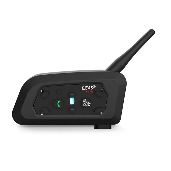 EJEAS V6 Pro+_Motorcycle Bluetooth Headset, Bluetooth 5.1, with 1 cut 5, 2 rider talk at the same time