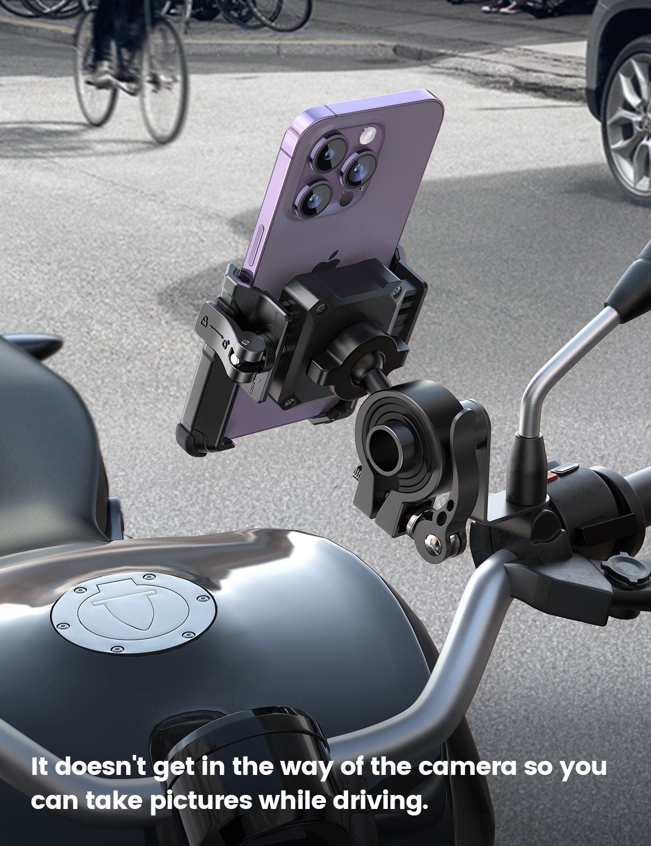 Lamicall Phone Holder with Mirror Support – Suitable for Camera Use
