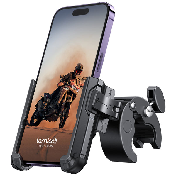 Lamicall Phone Holder for Handlebar – Suitable for Camera Use
