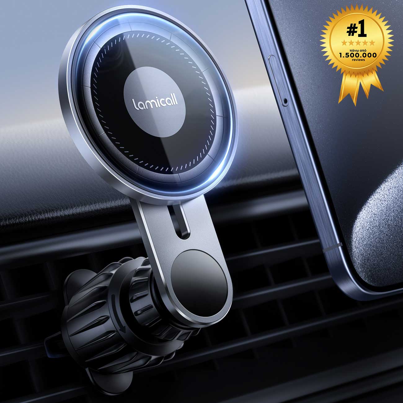 Lamicall STCV05 Μαγνητική Βάση Αυτοκινήτου (Magsafe)