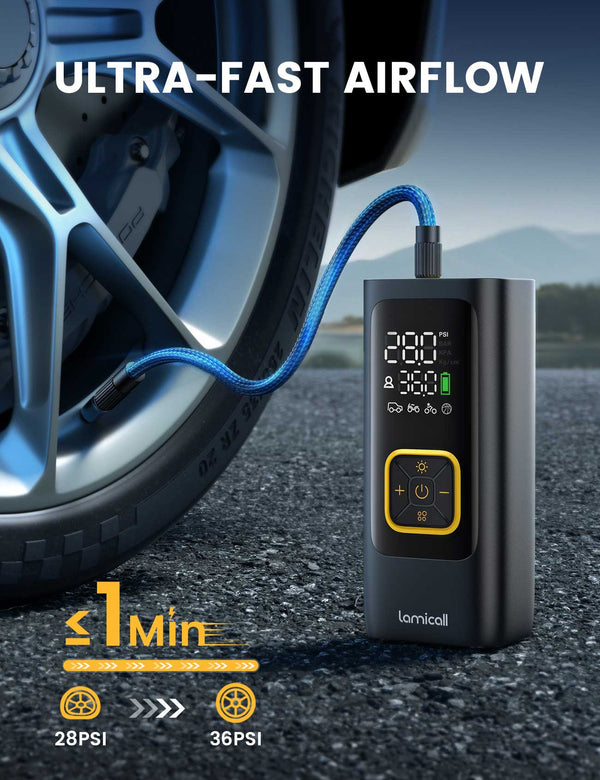 Lamicall VHEP02 Portable Electric Tyre Inflator