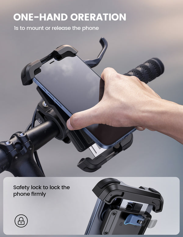 Lamicall Phone Holder for Handlebar with Reinforced Arm  

