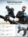 Phone Holder for Handlebar with Quick Release

