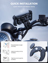 Lamicall Shock Absorbing Phone Holder for Handlebar 