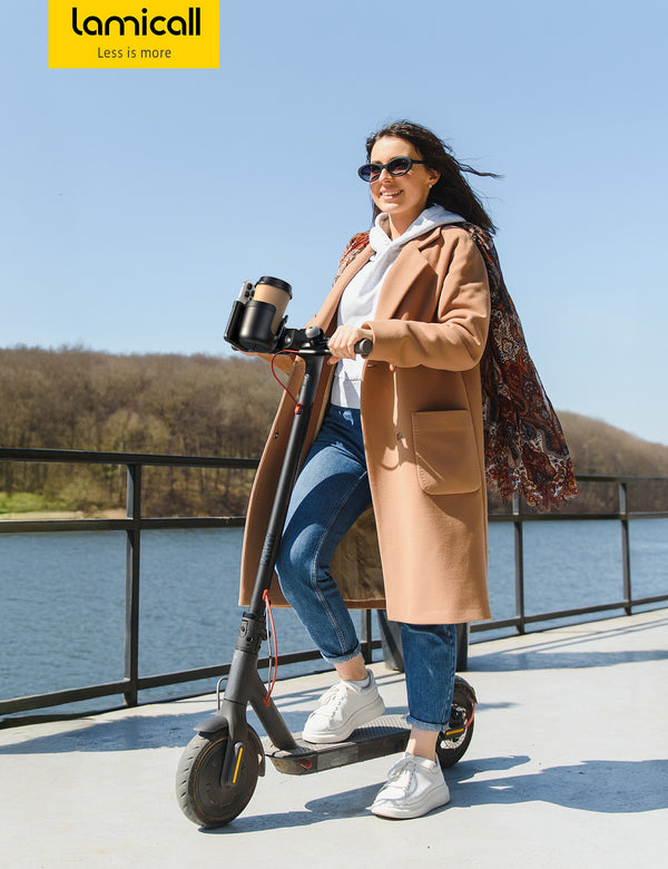 Lamicall BCSW04  Βάση 2-1 για Ποτήρι και Κινητό για Τιμόνι/Ποδήλατο