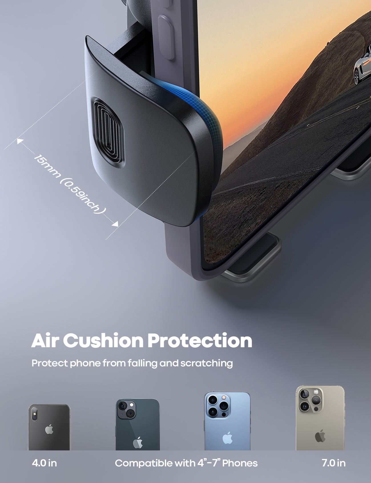 Lamicall CV09 Βάση Κινητού για Αυτοκίνητο