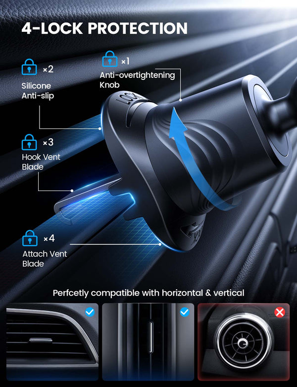 Lamicall STCD07 3-1 Βάση Κινητού για Αυτοκίνητο