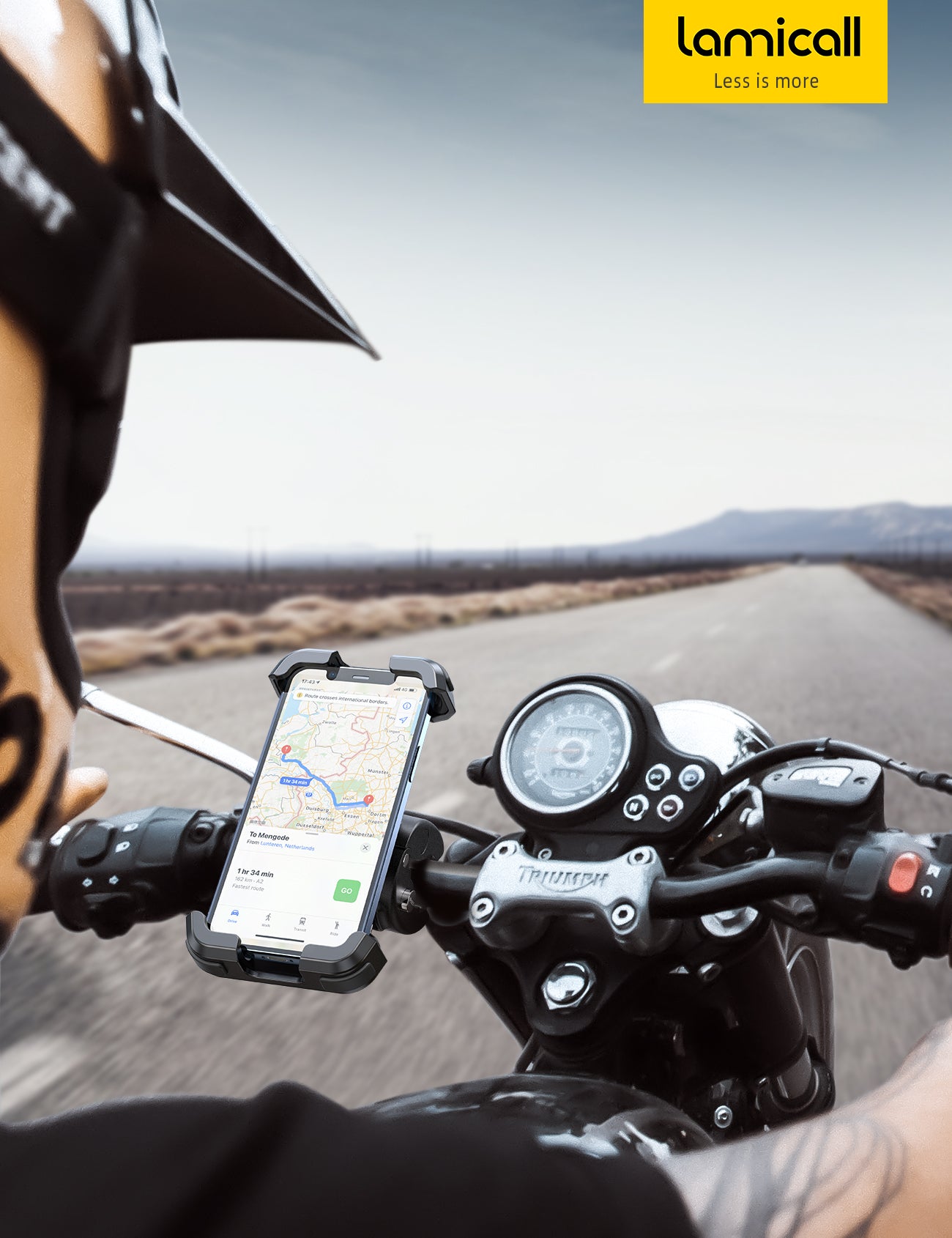 Phone Holder for Handlebar with Quick Release

