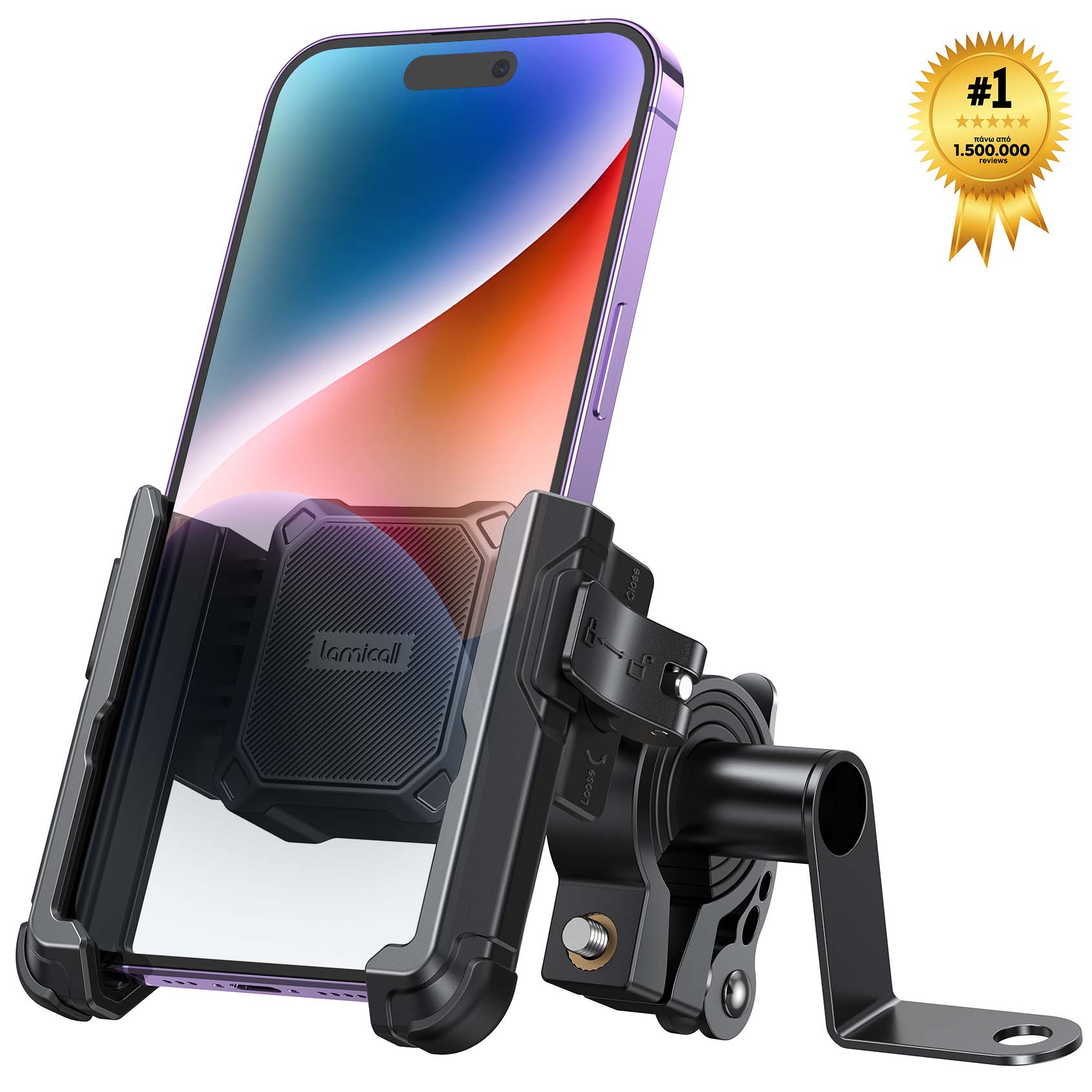 Lamicall Βάση Κινητού με Στήριγμα για  Καθρέφτη -  Κατάλληλη για Χρήση με Κάμερα