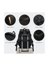 Ozuko Backpack 9405L Αδιάβροχο 40lt Γκρι