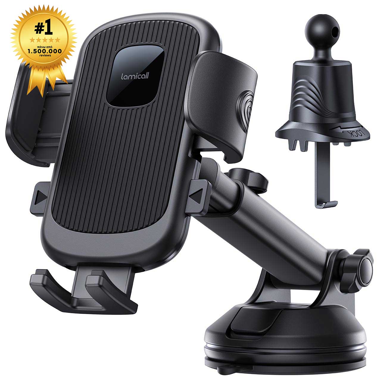 Lamicall STCD07 3-1 Βάση Κινητού για Αυτοκίνητο